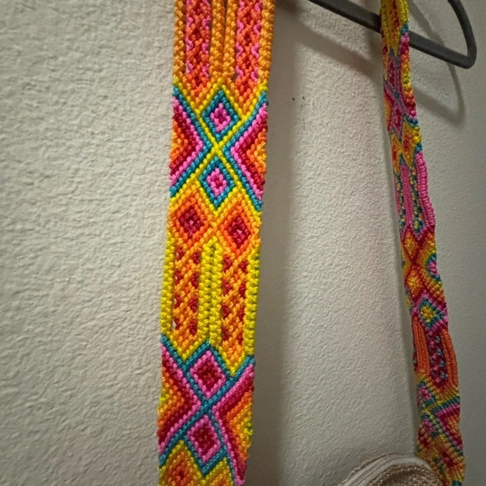 Boho Multi color Cross body Purse